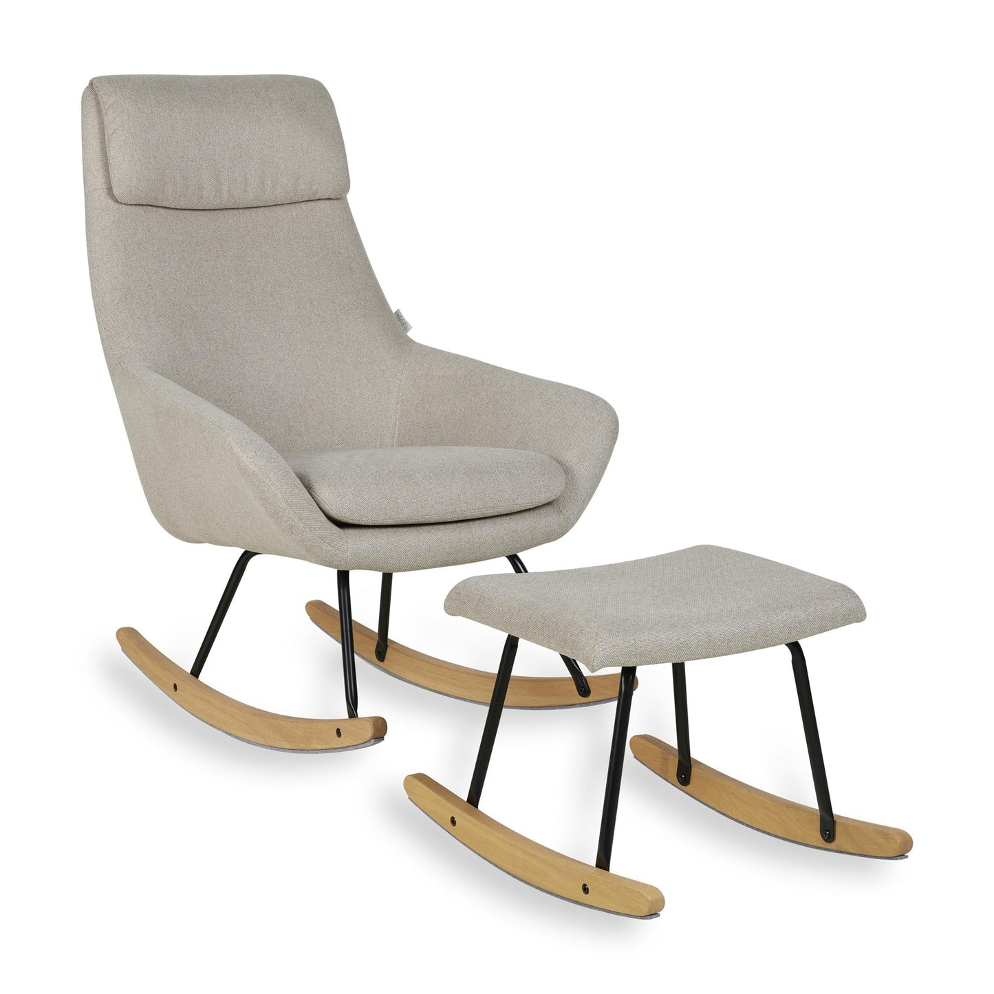 Quax Hocker Rocker Rocking Footstool - Basic/Nordic - Desert