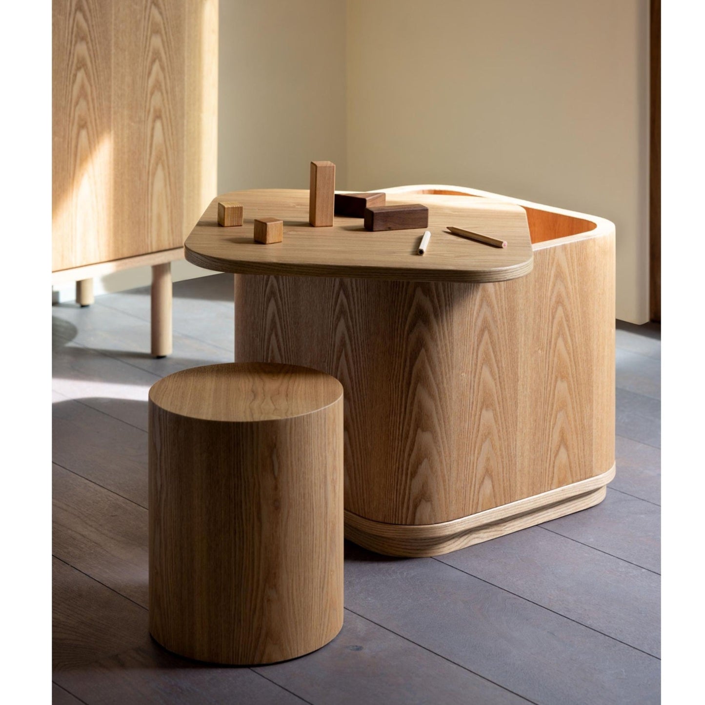 Quax Yume Storage Table - Natural Ash