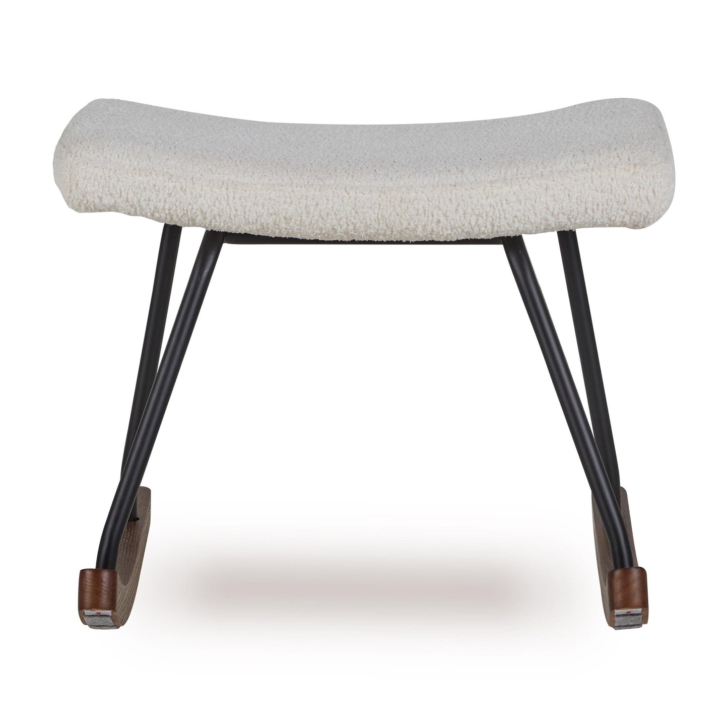 Quax Hocker Rocker Rocking Footstool - De Luxe - Teddy/Cream