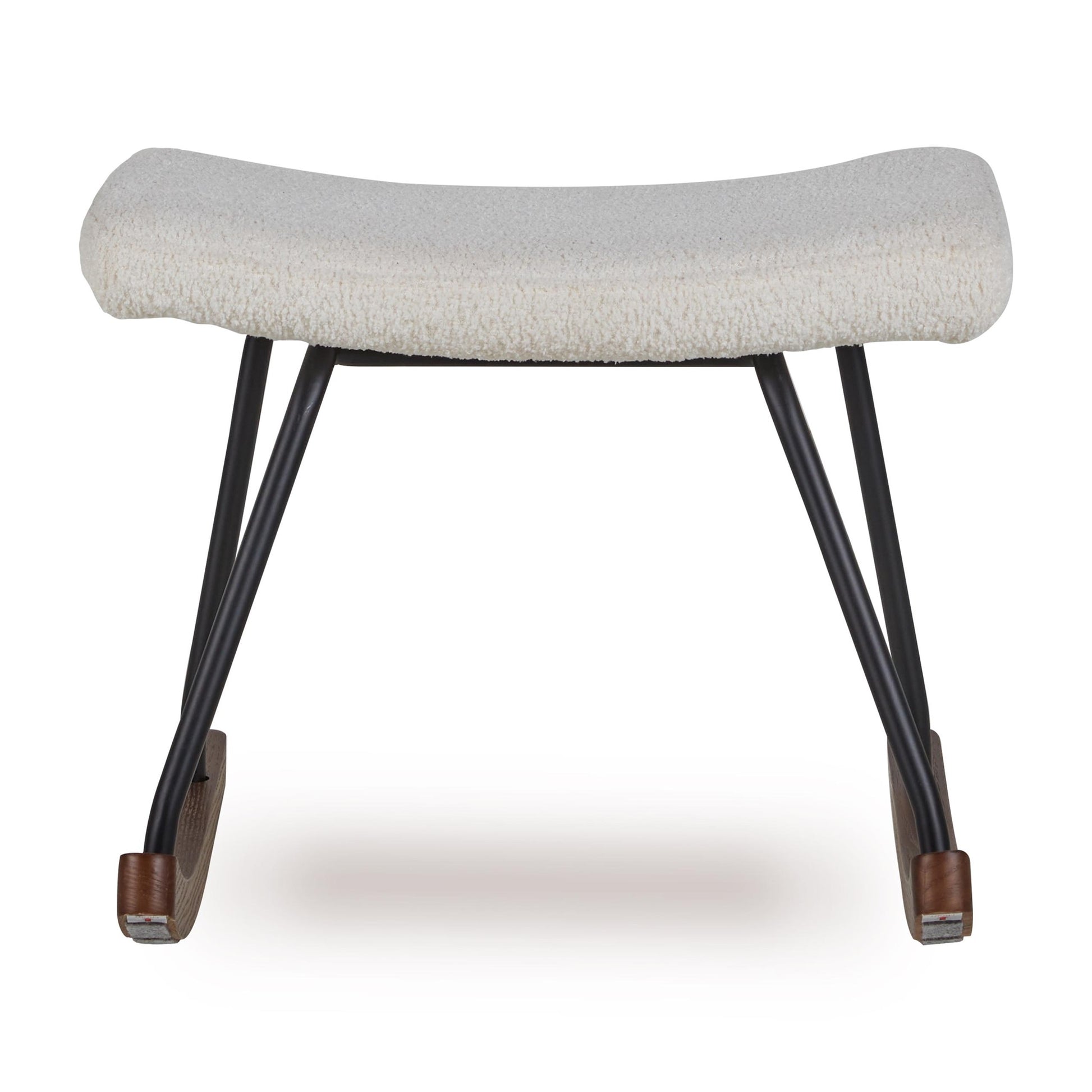Quax Hocker Rocker Rocking Footstool - De Luxe - Teddy/Cream