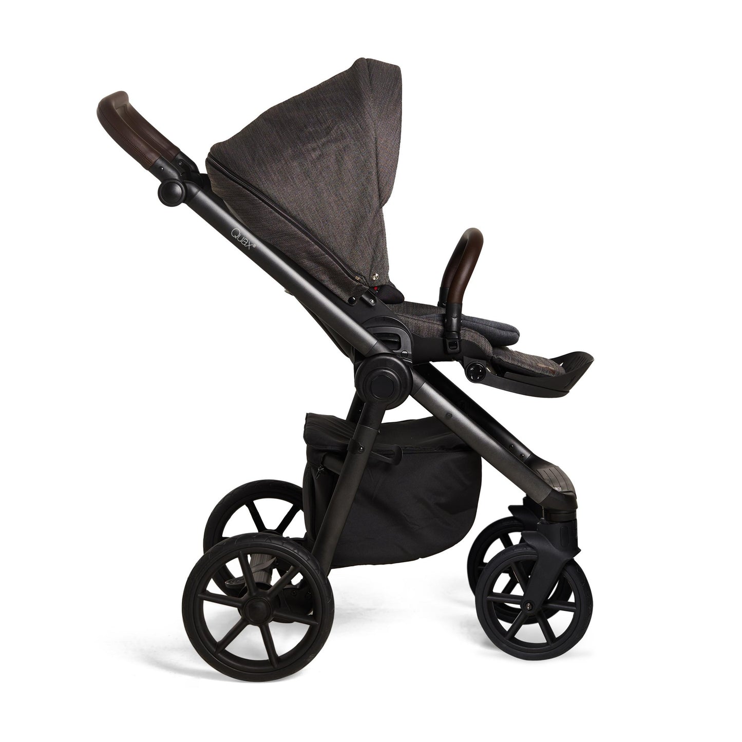 Quax Crooz2 Pram - Chevron Brown