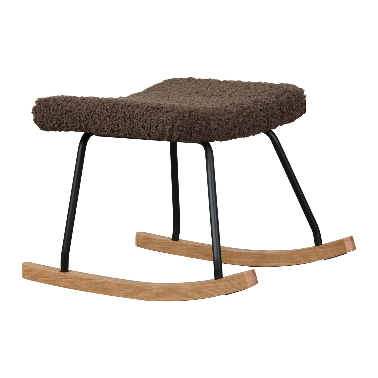 Quax Hocker Rocker Rocking Footstool - De Luxe - Teddy/Bison