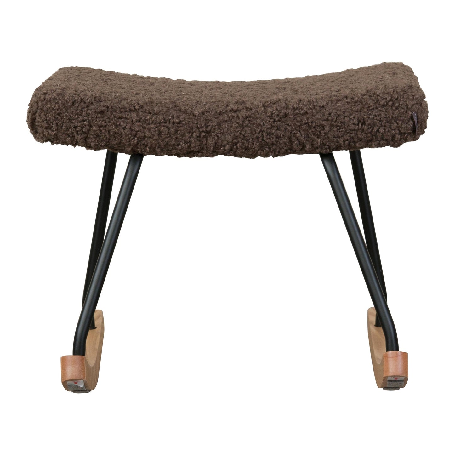 Quax Hocker Rocker Rocking Footstool - De Luxe - Teddy/Bison