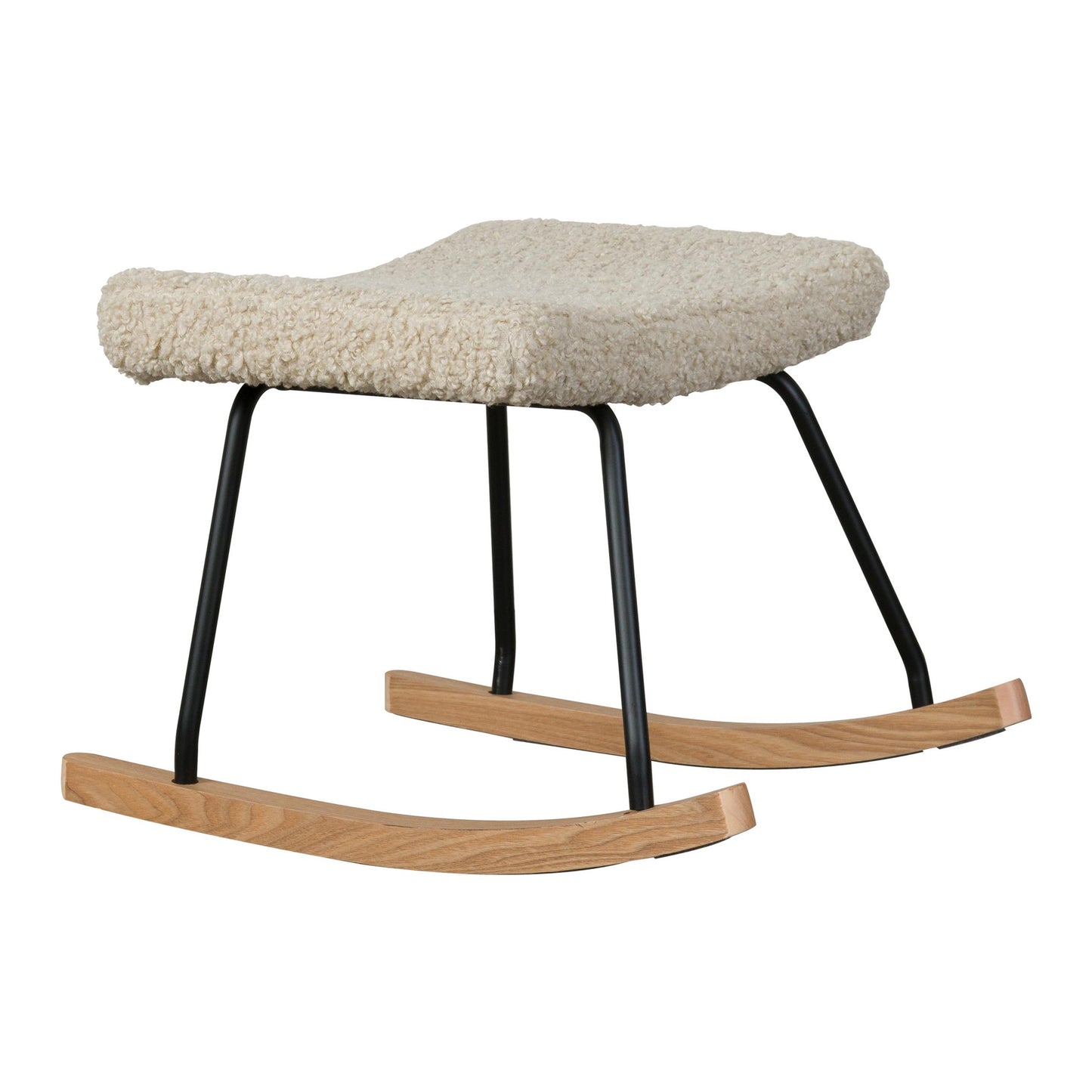Quax Hocker Rocker Rocking Footstool - De Luxe - Teddy/Sheep