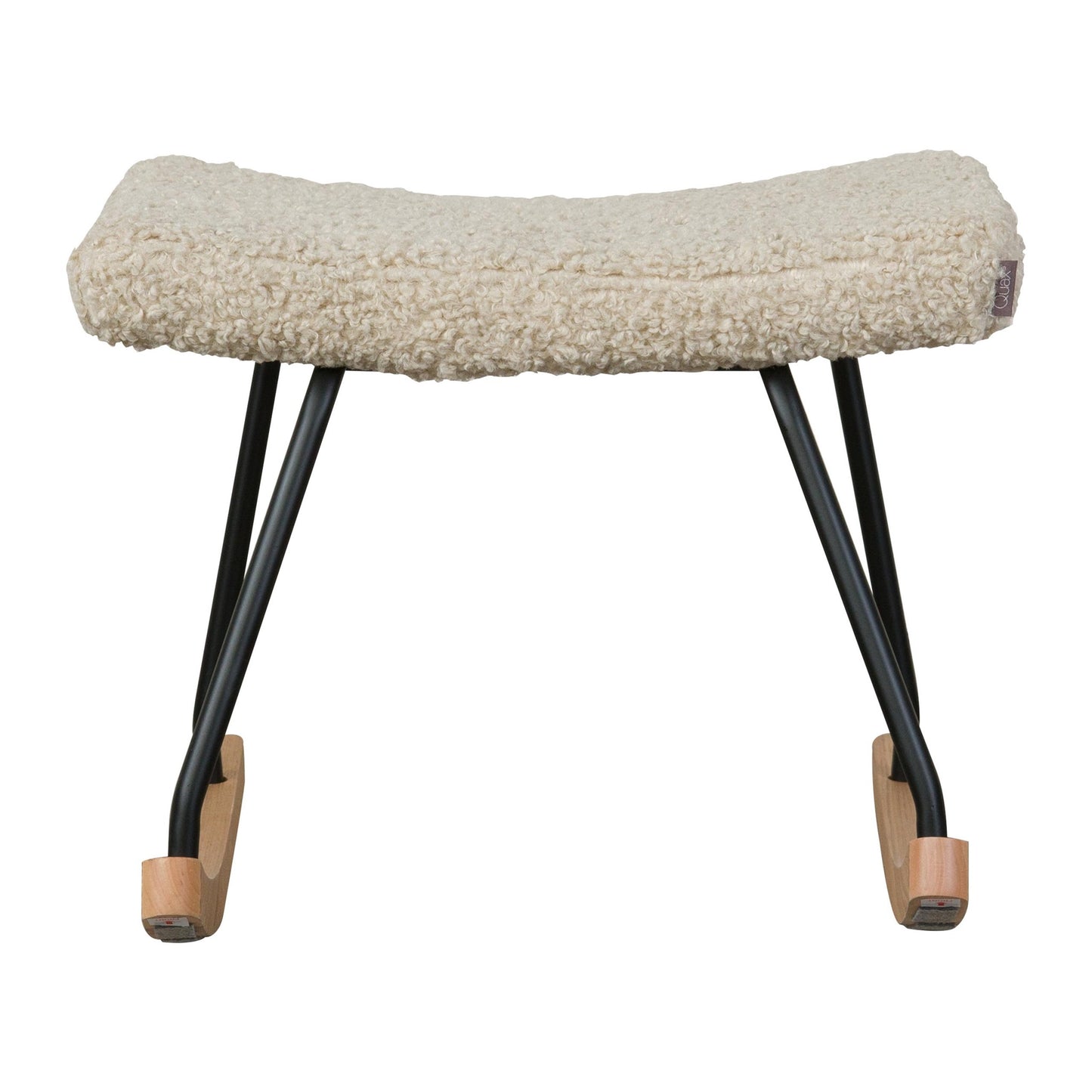 Quax Hocker Rocker Rocking Footstool - De Luxe - Teddy/Sheep