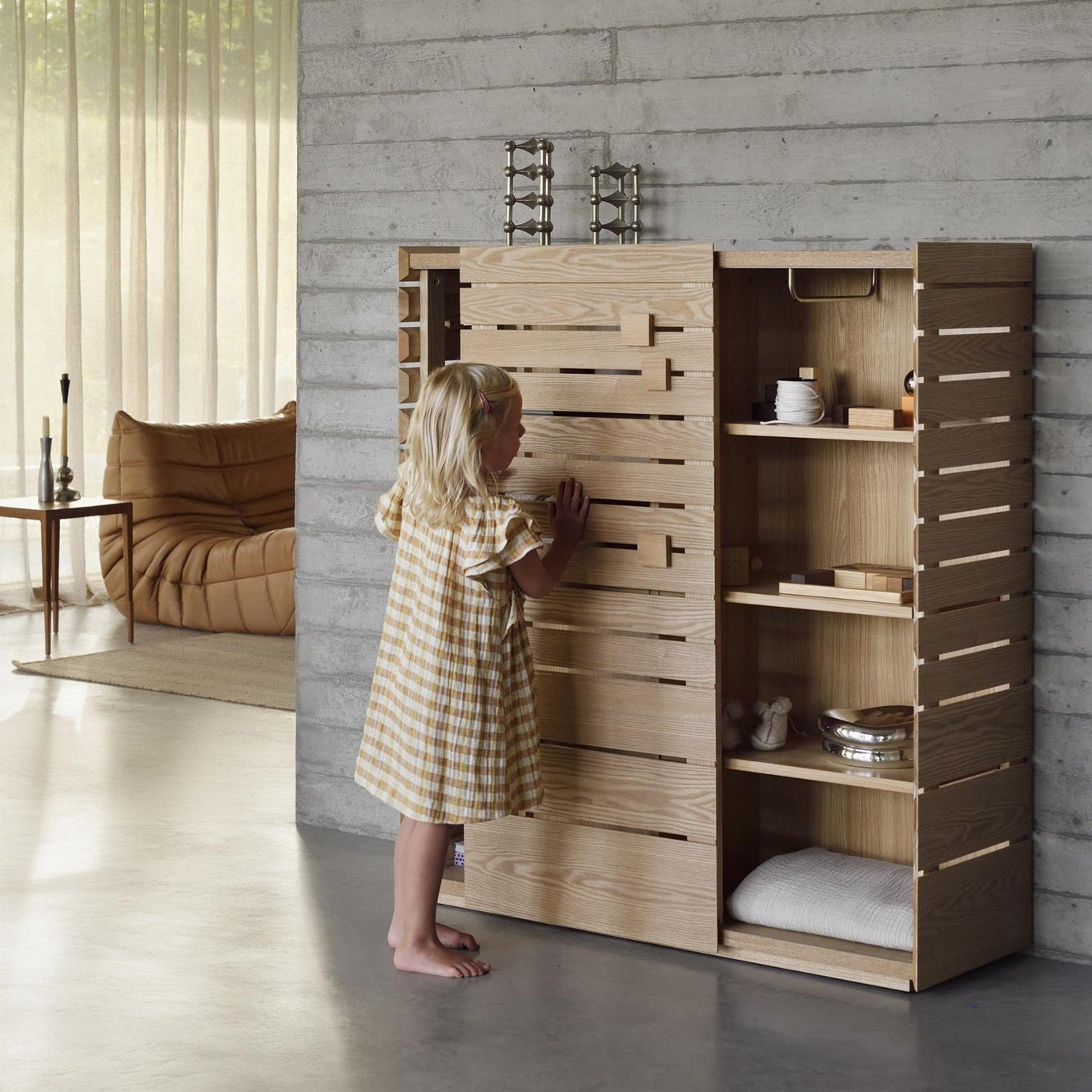 Quax Hai No Ki Storage Chest - Natural Ash