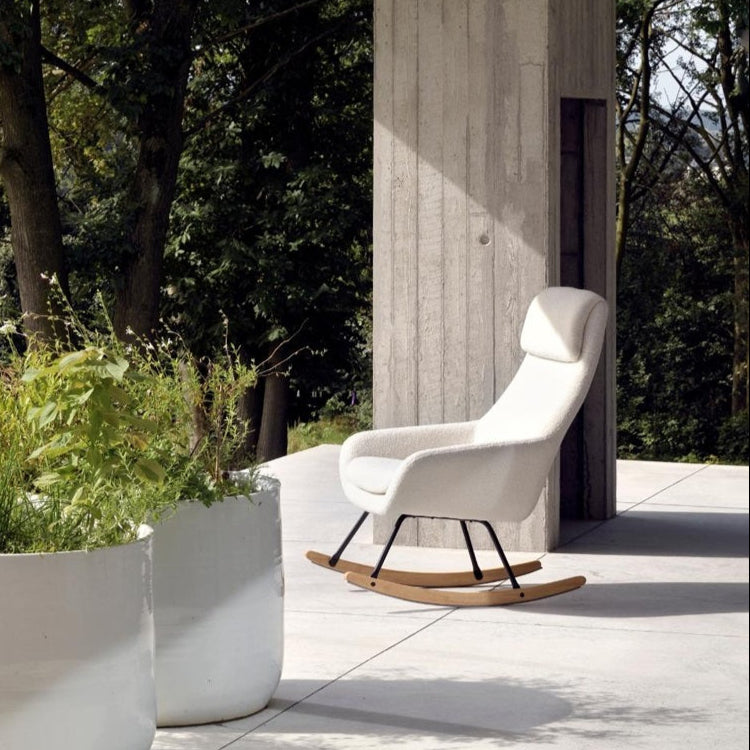 Quax Nordic Rocking Nursing Chair - Cream Sheep