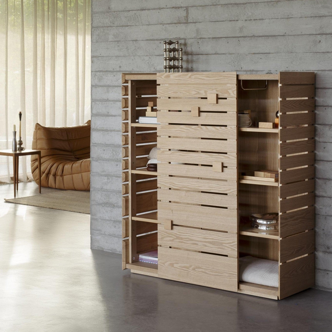 Quax Hai No Ki Storage Chest - Natural Ash
