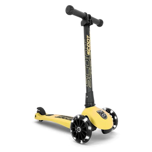 Scoot & Ride Highway Kick 3 LED Scooter - Lemon