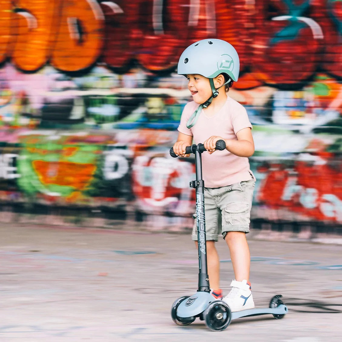 Scoot & Ride Highway Kick 3 LED Scooter - Steel