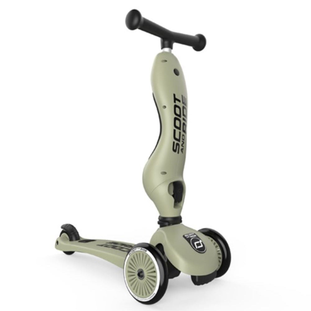 Scoot & Ride Highway Kick 1 Scooter - Olive