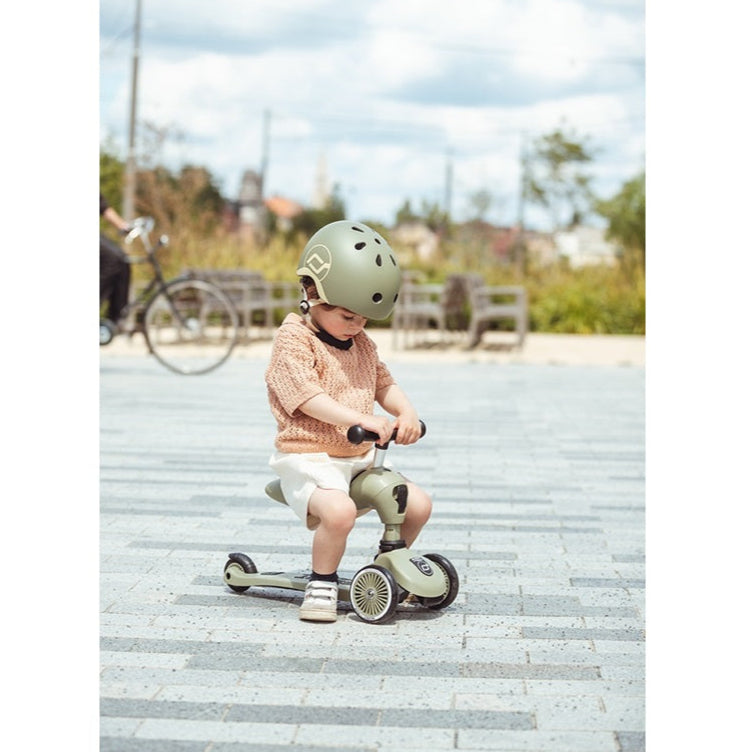 Scoot & Ride Highway Kick 1 Scooter - Olive
