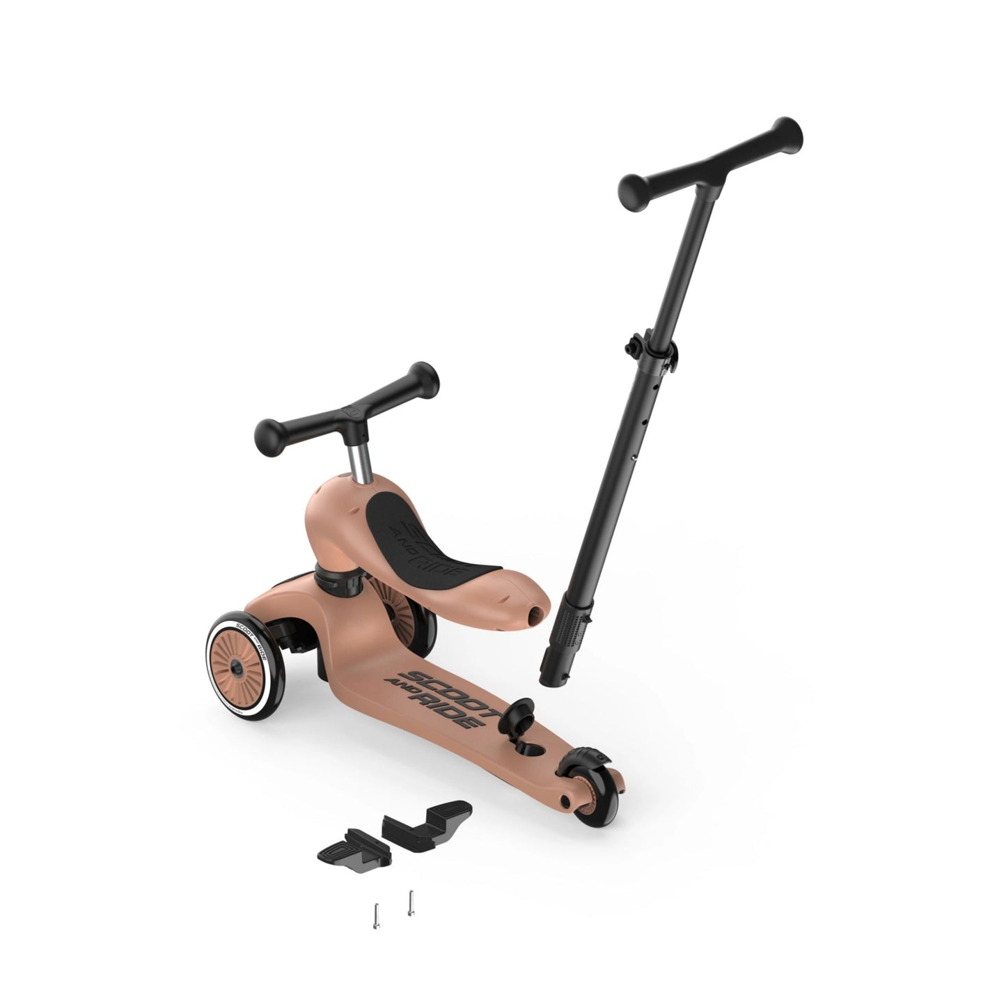 Scoot & Ride Highway Kick 1 'Push & Go' Scooter - Mocha