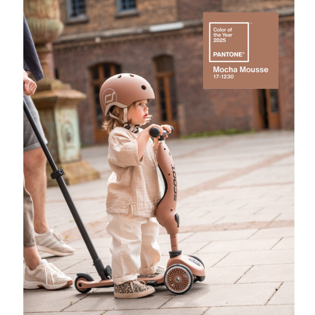 Scoot & Ride Highway Kick 1 'Push & Go' Scooter - Mocha