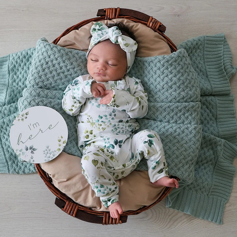 Snuggle Hunny Organic Baby Growsuit - Eden