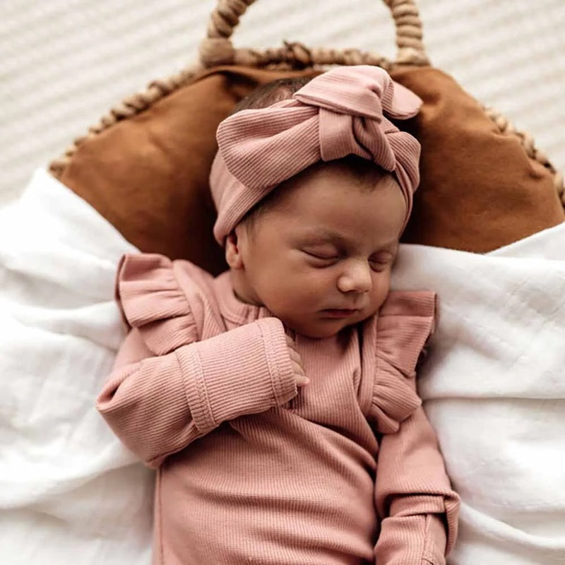 Snuggle Hunny Organic Baby Growsuit - Rose