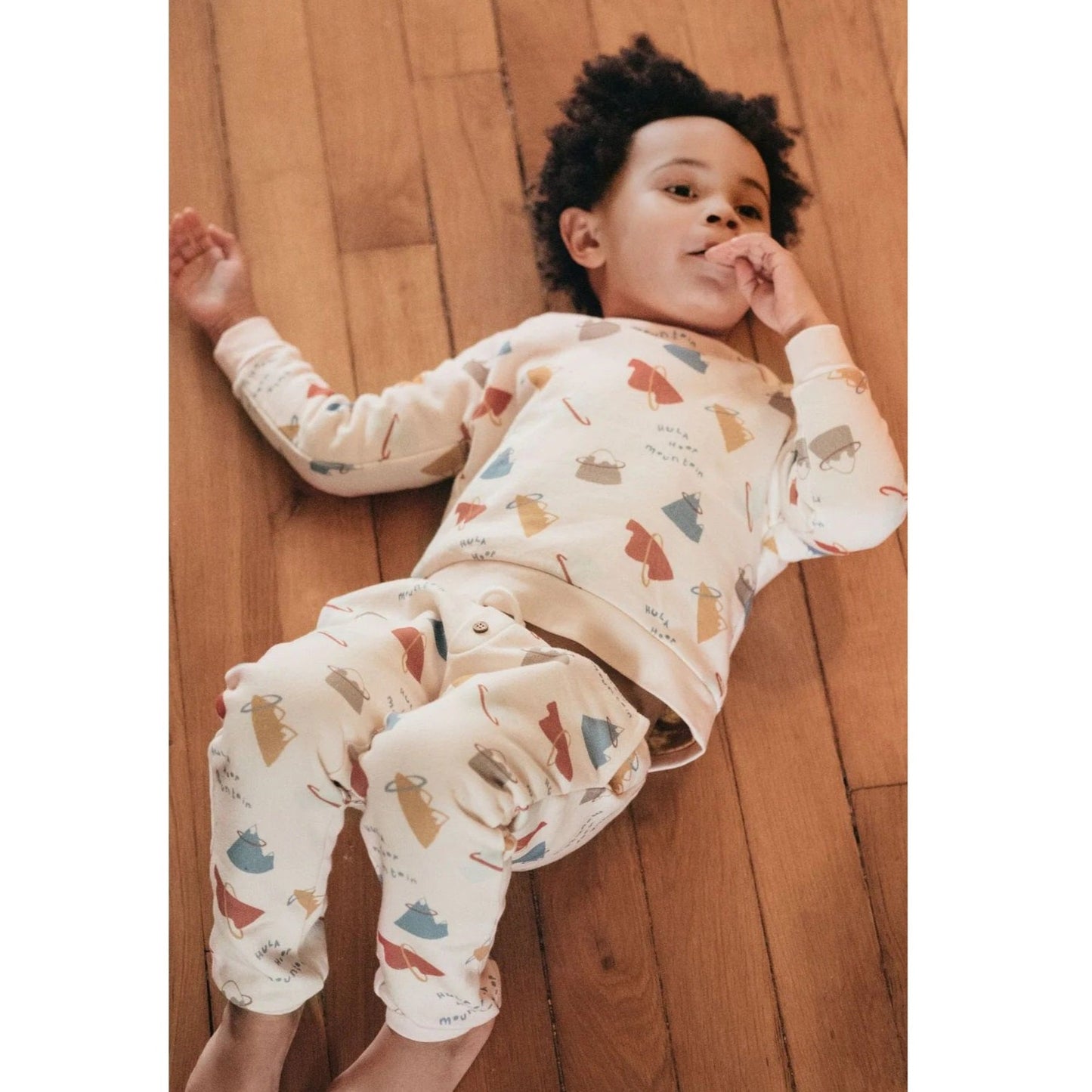 Louise Misha Children's Samuel Sweatshirt - Cream Mountains