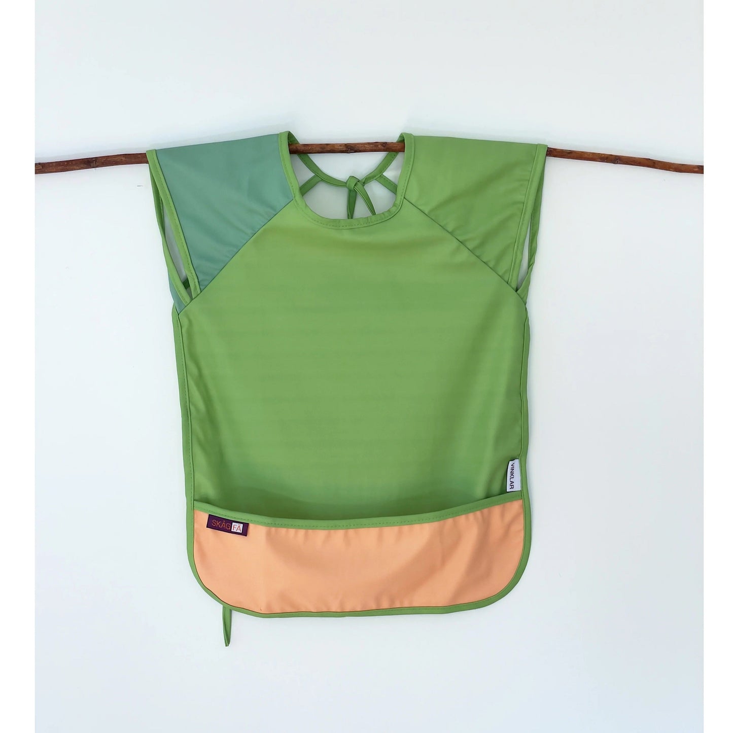 Skagfa Vinklar Waterproof First Bib - Javea Agave