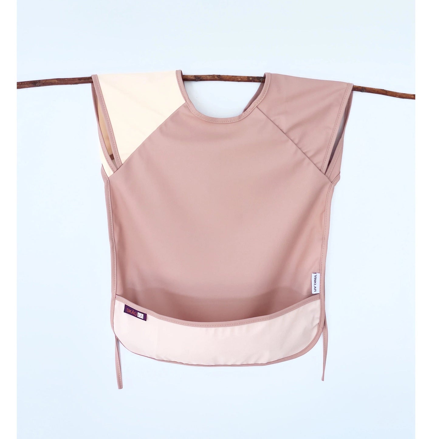 Skagfa Vinklar Waterproof First Bib - Rosewood