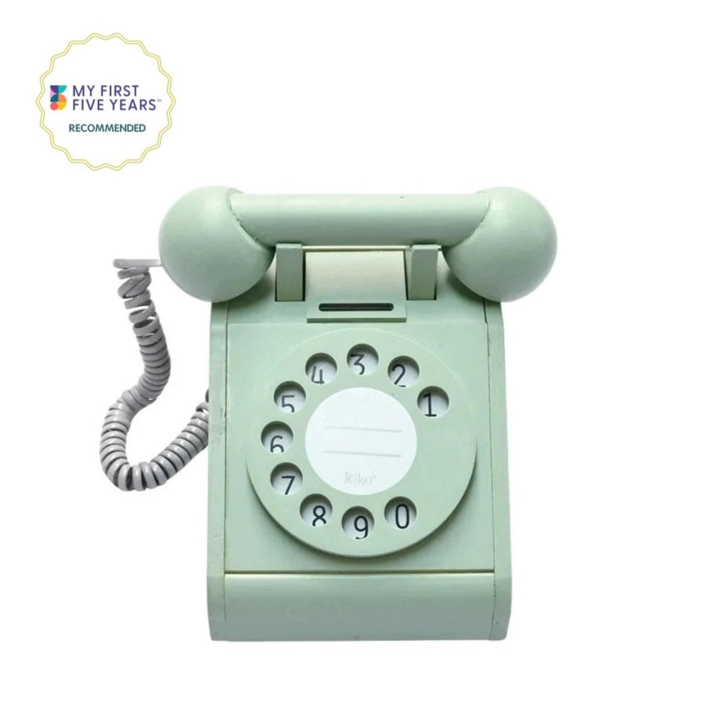 Kiko & GG Wooden Play Telephone - Green