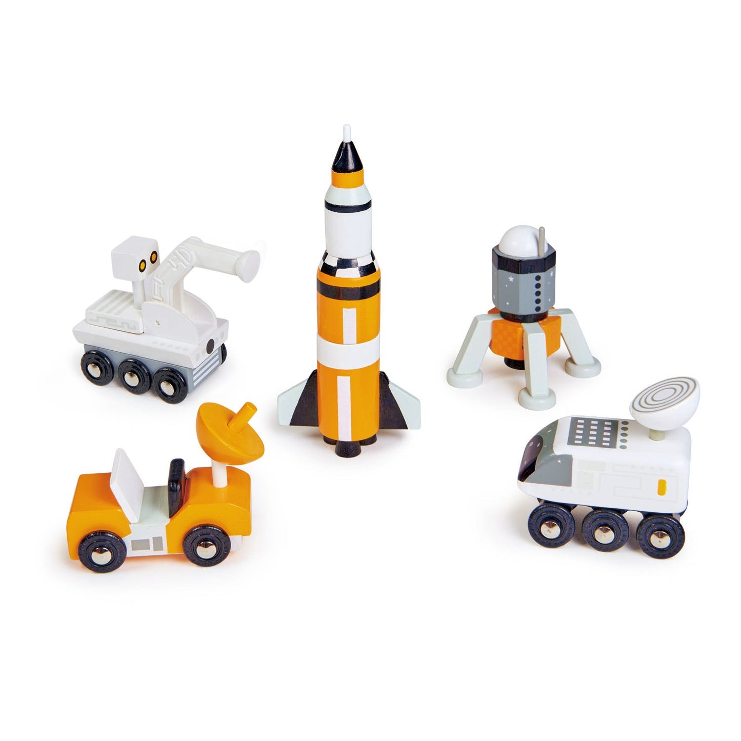 Tender Leaf Toys Wooden Space Voyager Playset