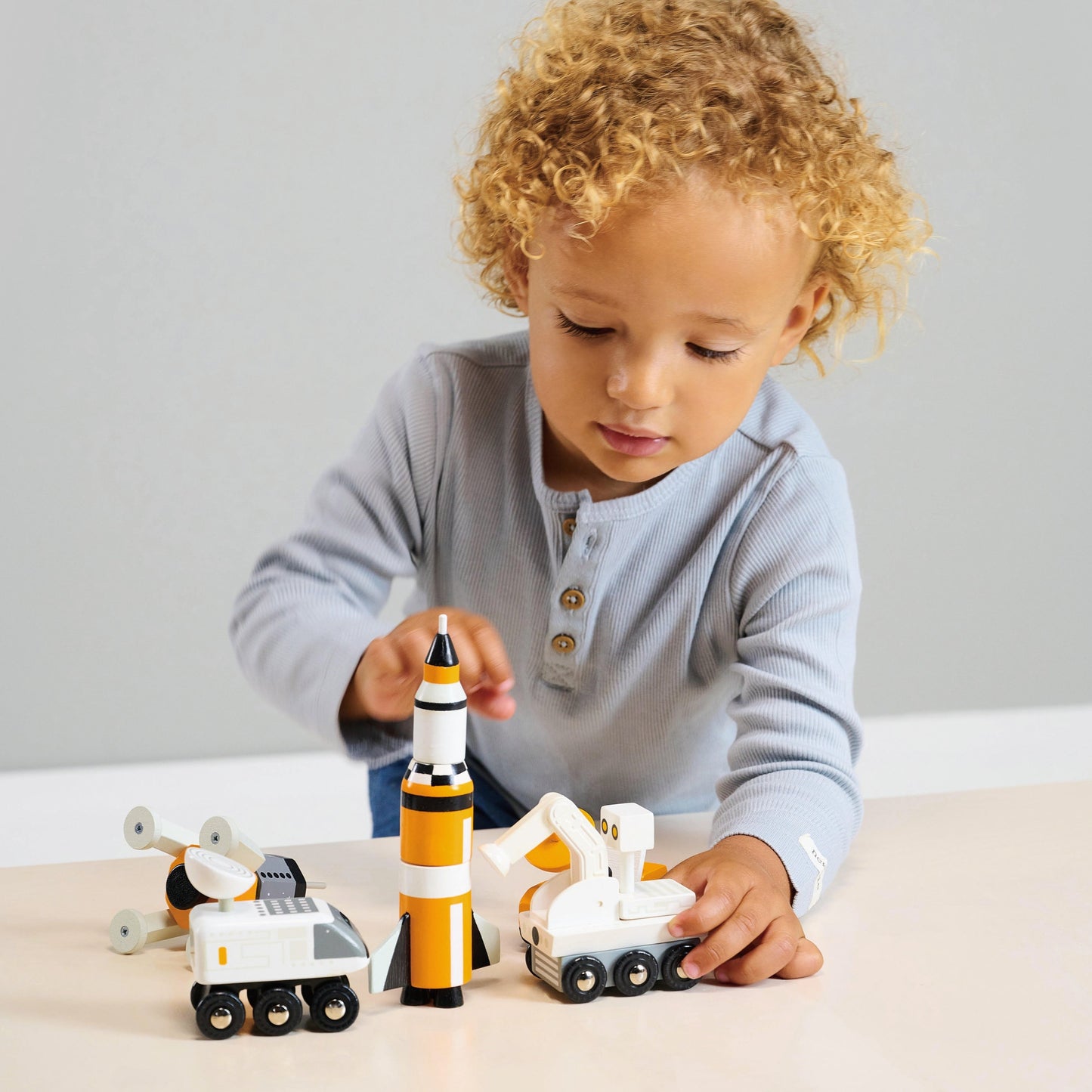 Tender Leaf Toys Wooden Space Voyager Playset