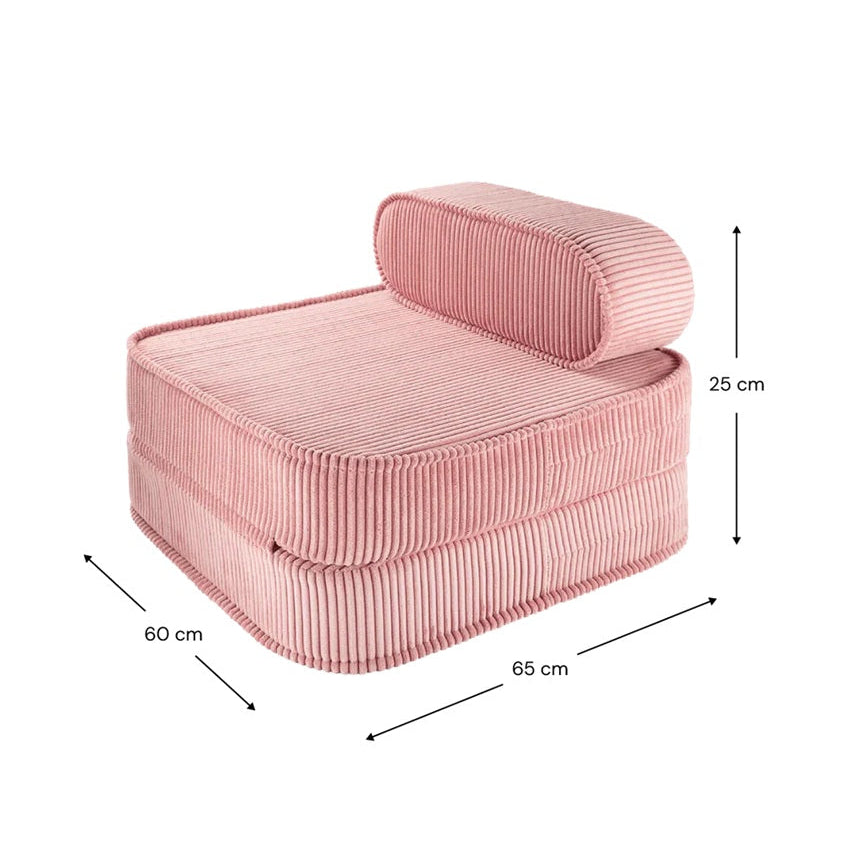 Wigiwama Flip Chair - Corduroy Pink Mousse