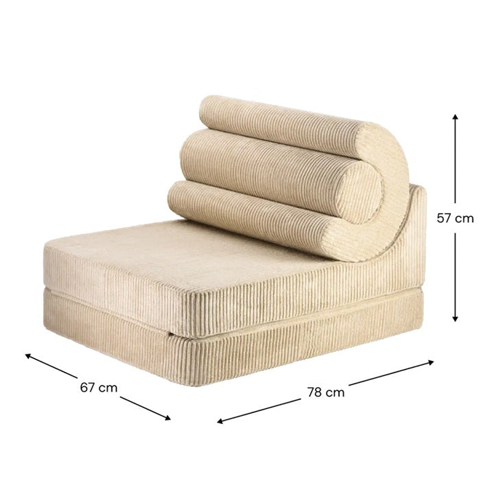 Wigiwama Flipster Chair - Corduroy Brown Sugar