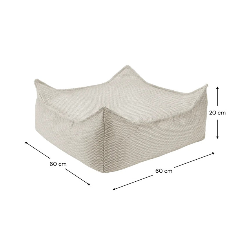 Wigiwama Outdoor Square Ottoman - Terra