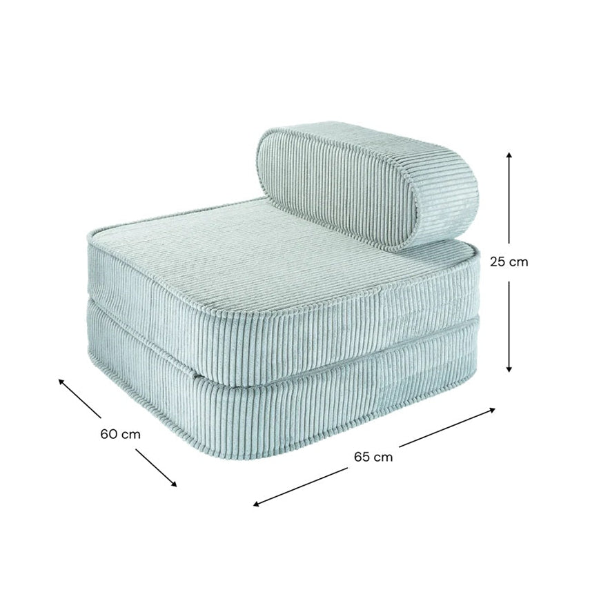 Wigiwama Flip Chair - Corduroy Peppermint Green