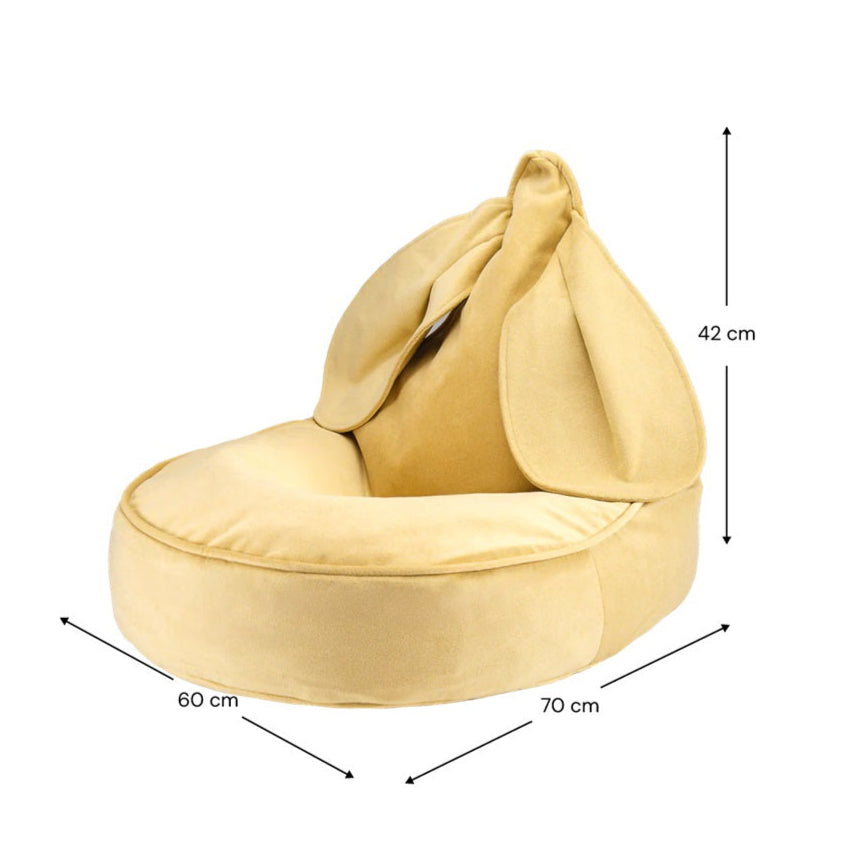 Wigiwama Bunny Beanbag Chair - Salted Caramel