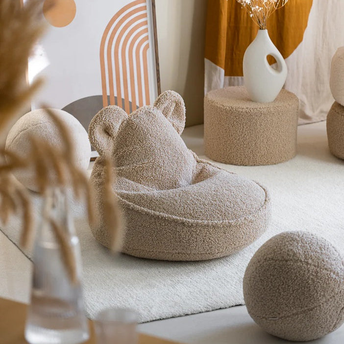 Wigiwama Bear Beanbag Chair - Biscuit