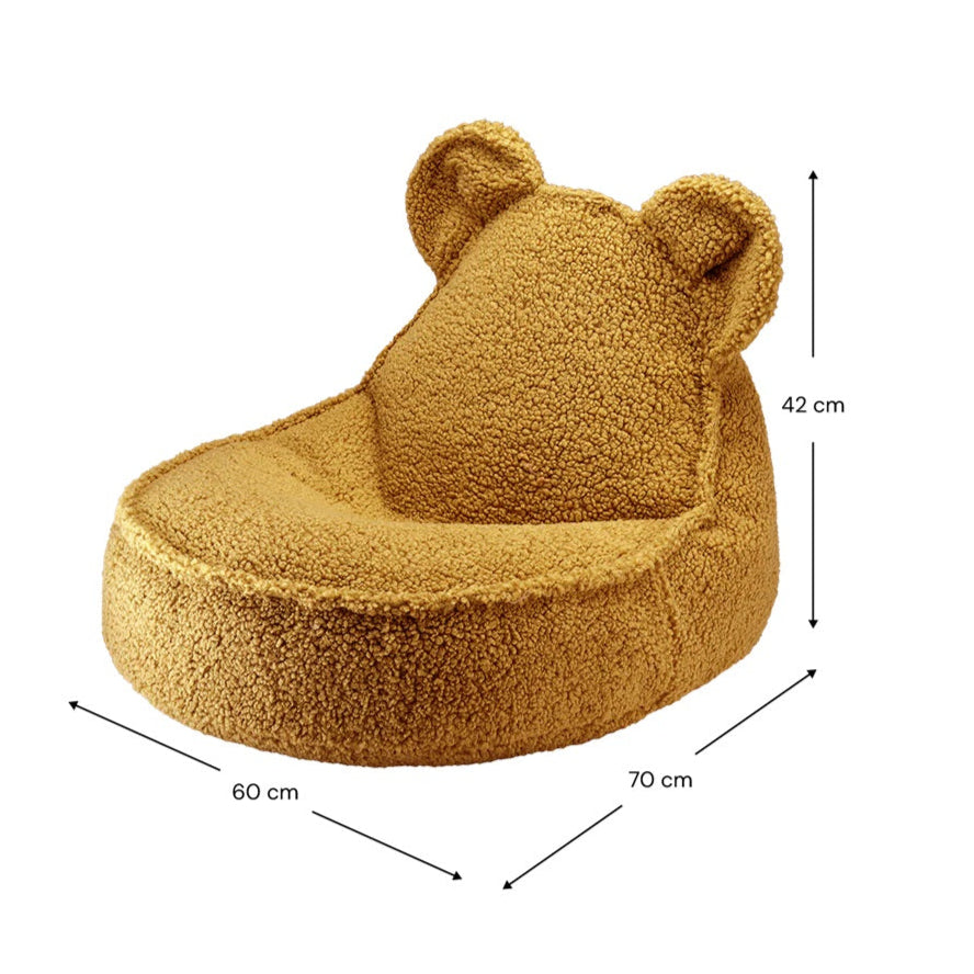 Wigiwama Bear Beanbag Chair - Maple