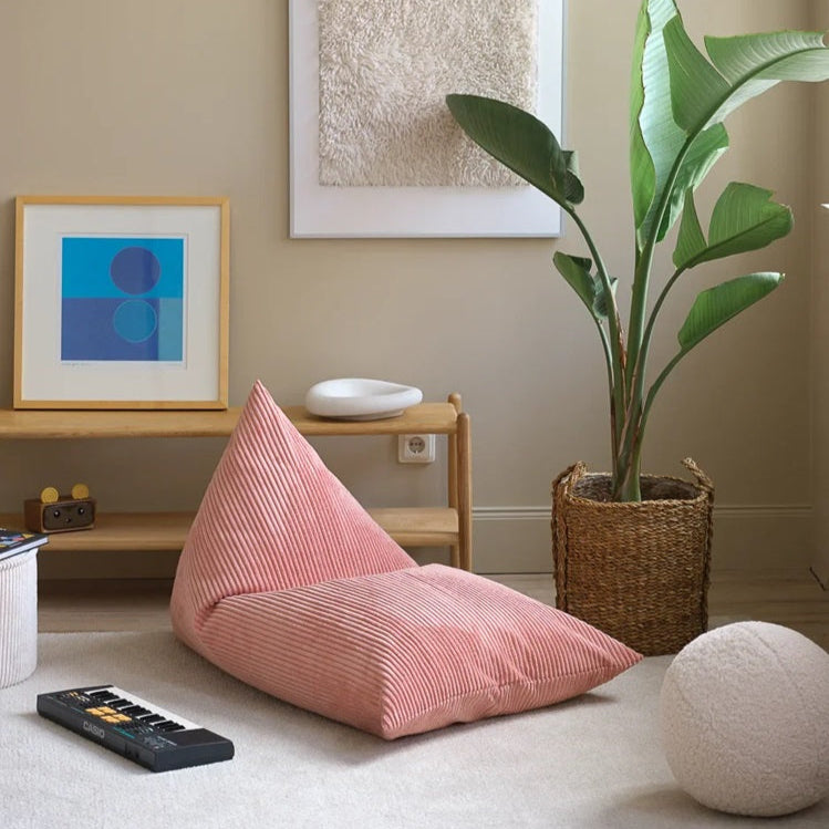Wigiwama Big Lounger Beanbag Chair - Corduroy Pink Mousse