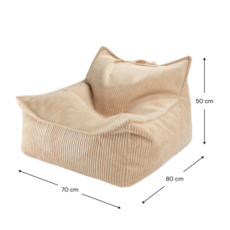 Wigiwama Beanbag Chair - Corduroy Brown Sugar