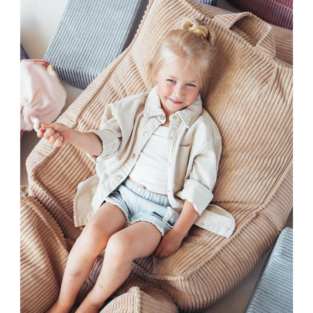 Wigiwama Beanbag Chair - Corduroy Brown Sugar