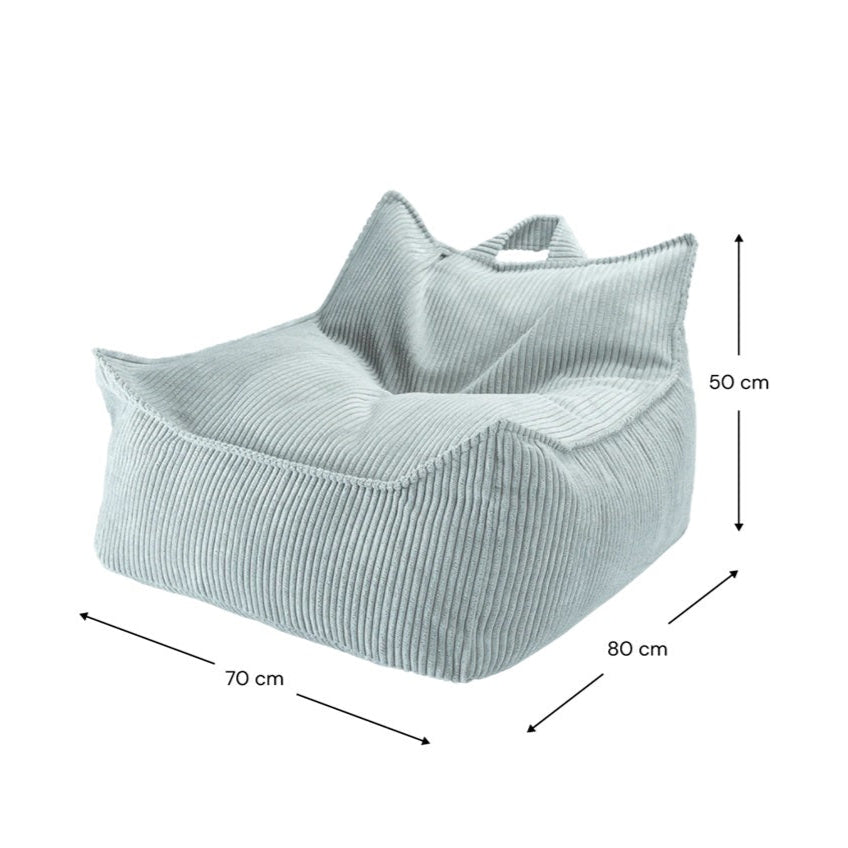 Wigiwama Beanbag Chair - Corduroy Peppermint