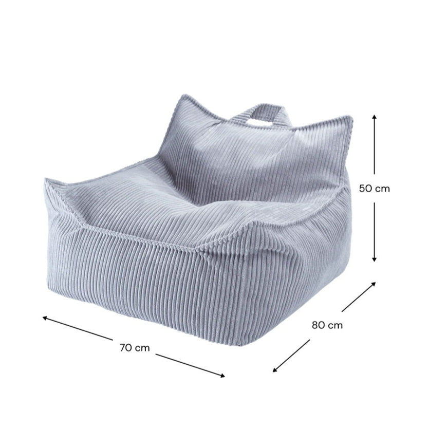 Wigiwama Beanbag Chair - Corduroy Blueberry