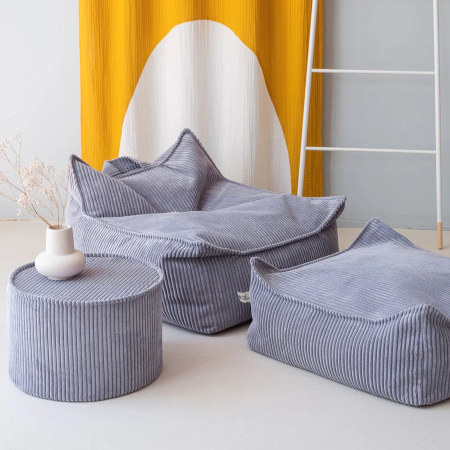 Wigiwama Beanbag Chair - Corduroy Blueberry