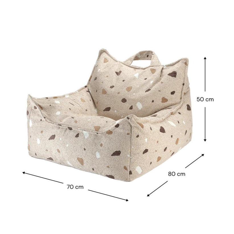 Wigiwama Beanbag Chair - Terrazzo Sand
