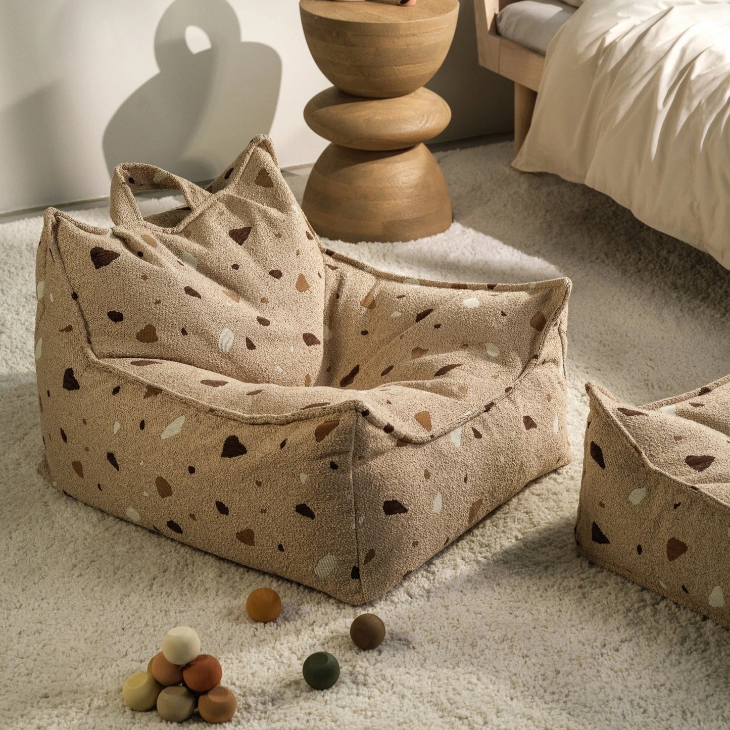 Wigiwama Beanbag Chair - Terrazzo Sand
