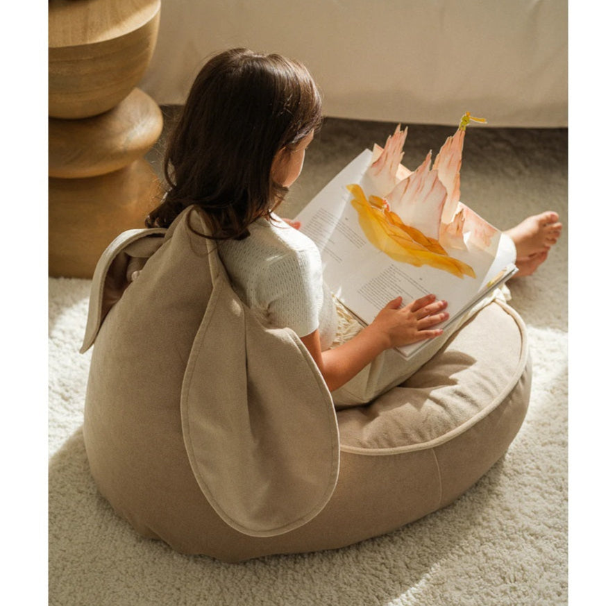 Wigiwama Bunny Beanbag Chair - Dusty Beige