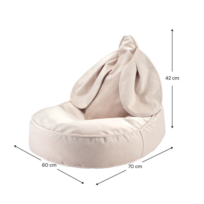 Wigiwama Bunny Beanbag Chair - Dusty Beige