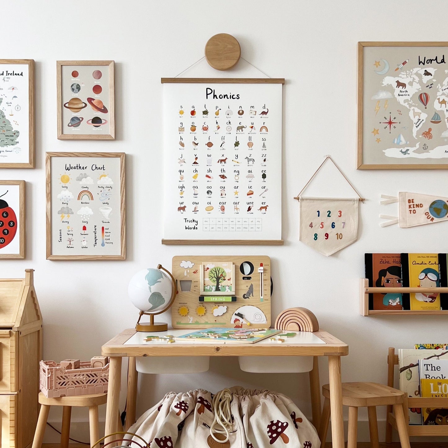Phonics Art Print by Kid of the Village (6 Sizes Available)