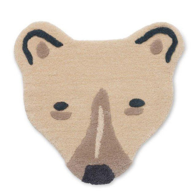 Ferm Living Tufted Polar Bear Head - Off White