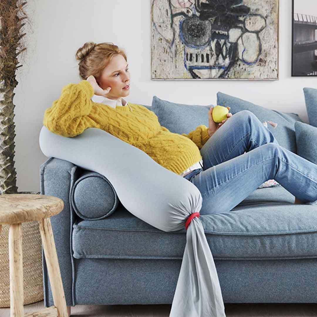 bbhugme Pregnancy Pillow - Eucalyptus/Coral