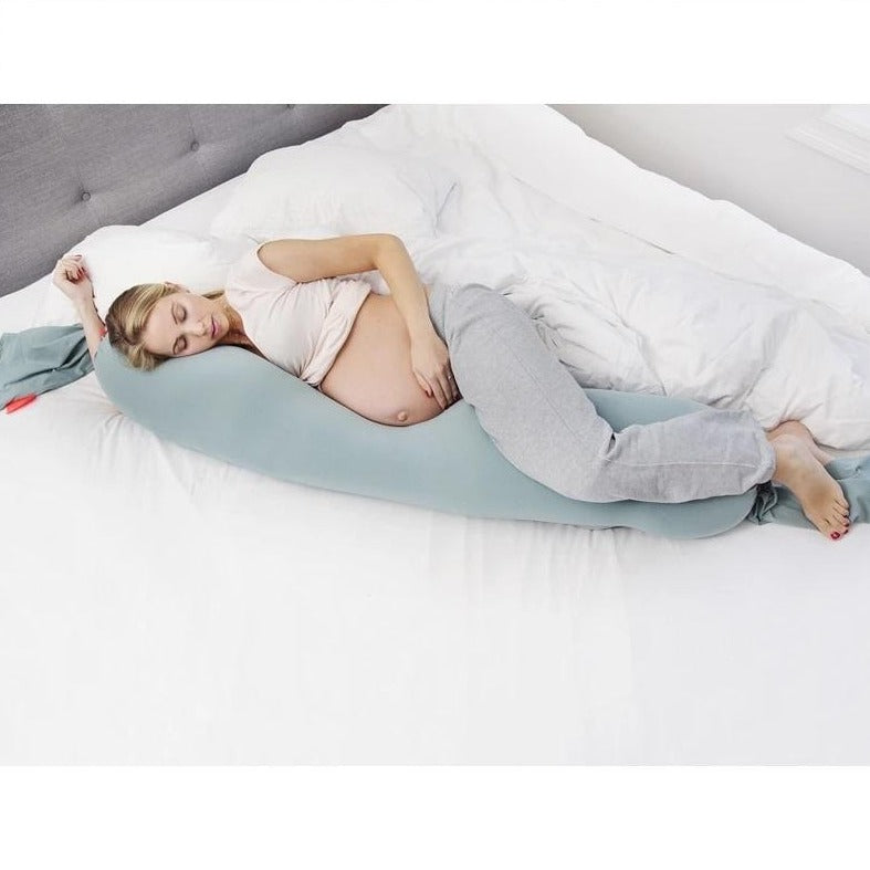 bbhugme Pregnancy Pillow - Eucalyptus/Coral