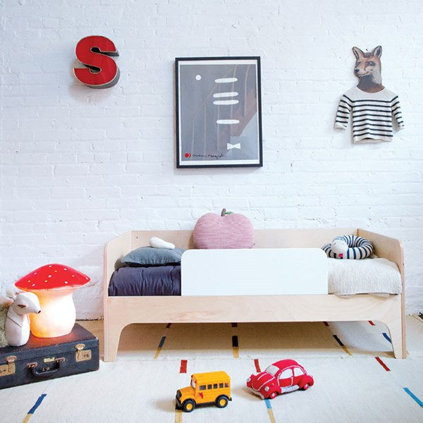 Oeuf NYC Perch Toddler Bed - White & Birch