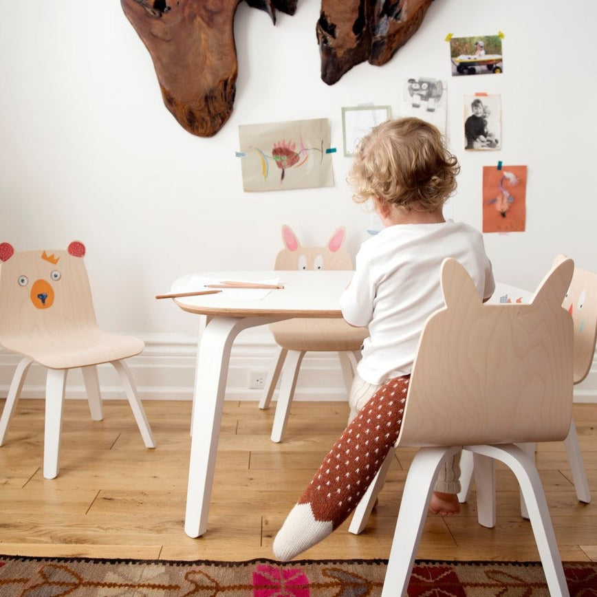 Oeuf NYC Set of 2 Play Chairs - Bear (2 Colours Available)