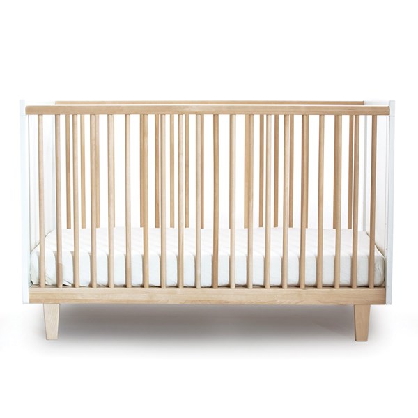 Oeuf NYC Rhea Cot Bed - White & Birch